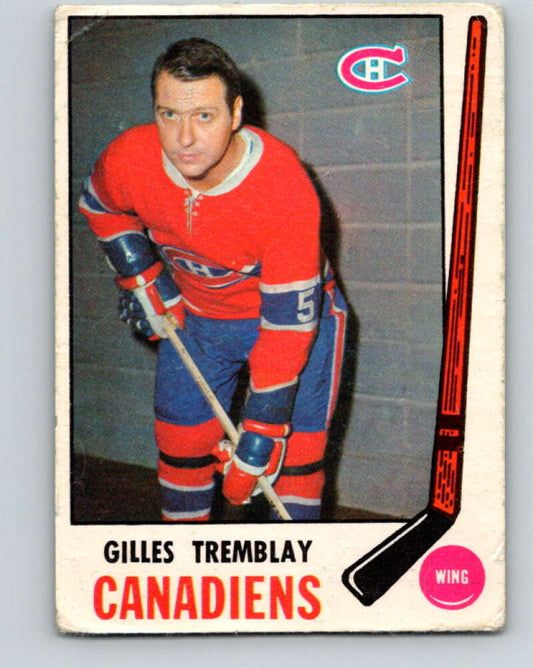1969-70 O-Pee-Chee #168 Gilles Tremblay  Montreal Canadiens  V1698