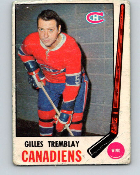 1969-70 O-Pee-Chee #168 Gilles Tremblay  Montreal Canadiens  V1699