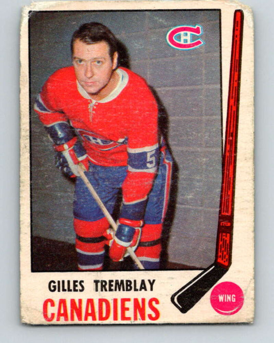 1969-70 O-Pee-Chee #168 Gilles Tremblay  Montreal Canadiens  V1700