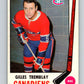 1969-70 O-Pee-Chee #168 Gilles Tremblay  Montreal Canadiens  V1701