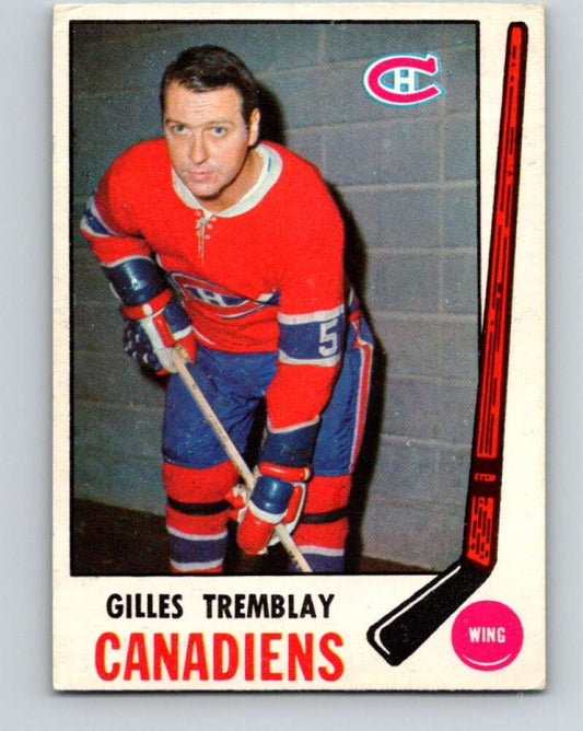 1969-70 O-Pee-Chee #168 Gilles Tremblay  Montreal Canadiens  V1701