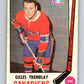 1969-70 O-Pee-Chee #168 Gilles Tremblay  Montreal Canadiens  V1702