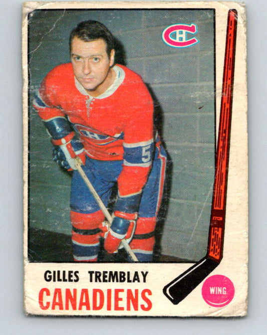 1969-70 O-Pee-Chee #168 Gilles Tremblay  Montreal Canadiens  V1703