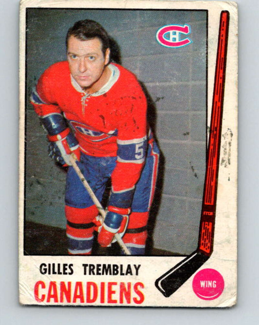 1969-70 O-Pee-Chee #168 Gilles Tremblay  Montreal Canadiens  V1704