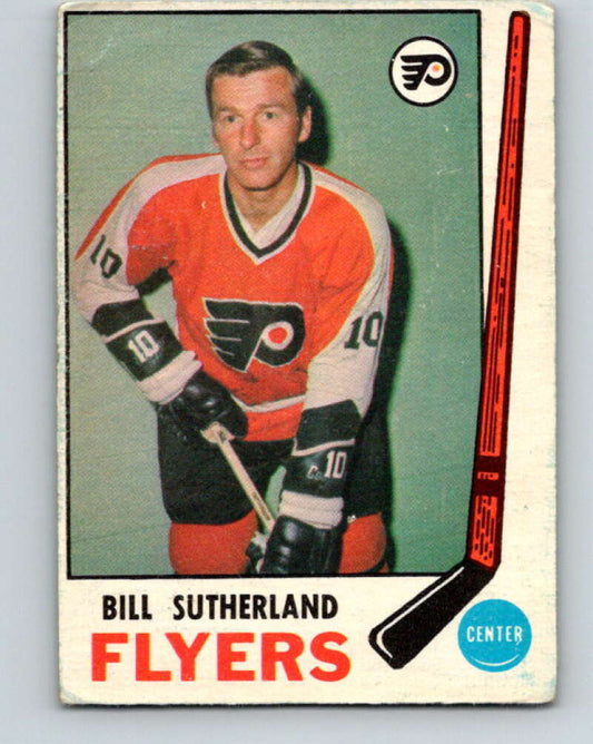 1969-70 O-Pee-Chee #172 Bill Sutherland  Philadelphia Flyers  V1718