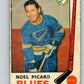 1969-70 O-Pee-Chee #175 Noel Picard  RC Rookie St. Louis Blues  V1727