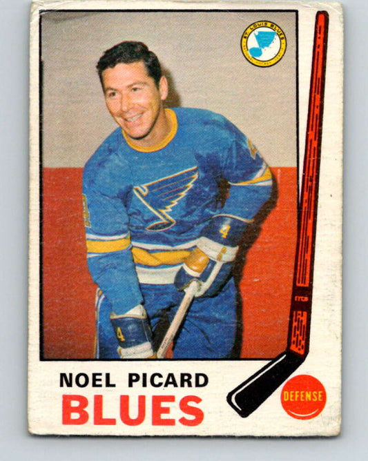 1969-70 O-Pee-Chee #175 Noel Picard  RC Rookie St. Louis Blues  V1728