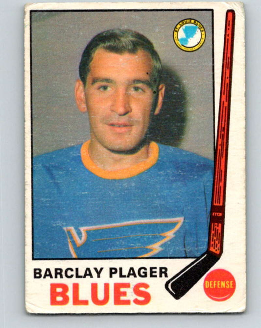 1969-70 O-Pee-Chee #176 Barclay Plager  St. Louis Blues  V1734