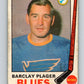 1969-70 O-Pee-Chee #176 Barclay Plager  St. Louis Blues  V1735