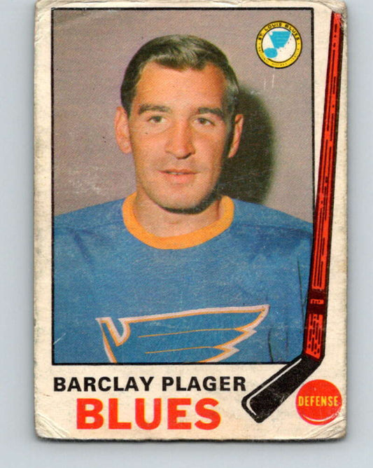 1969-70 O-Pee-Chee #176 Barclay Plager  St. Louis Blues  V1735