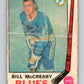 1969-70 O-Pee-Chee #181 Bill McCreary  St. Louis Blues  V1759