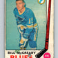 1969-70 O-Pee-Chee #181 Bill McCreary  St. Louis Blues  V1764