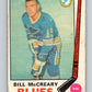 1969-70 O-Pee-Chee #181 Bill McCreary  St. Louis Blues  V1765