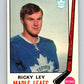 1969-70 O-Pee-Chee #183 Rick Ley  RC Rookie Toronto Maple Leafs  V1770