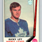 1969-70 O-Pee-Chee #183 Rick Ley  RC Rookie Toronto Maple Leafs  V1771