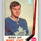 1969-70 O-Pee-Chee #183 Rick Ley  RC Rookie Toronto Maple Leafs  V1772