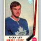 1969-70 O-Pee-Chee #183 Rick Ley  RC Rookie Toronto Maple Leafs  V1773