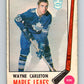 1969-70 O-Pee-Chee #184 Wayne Carleton  Toronto Maple Leafs  V1780