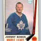 1969-70 O-Pee-Chee #187 Johnny Bower  Toronto Maple Leafs  V1793