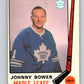 1969-70 O-Pee-Chee #187 Johnny Bower  Toronto Maple Leafs  V1794