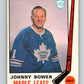 1969-70 O-Pee-Chee #187 Johnny Bower  Toronto Maple Leafs  V1795