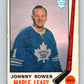 1969-70 O-Pee-Chee #187 Johnny Bower  Toronto Maple Leafs  V1804