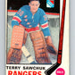 1969-70 O-Pee-Chee #189 Terry Sawchuk  New York Rangers  V1820