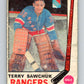 1969-70 O-Pee-Chee #189 Terry Sawchuk  New York Rangers  V1824