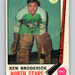 1969-70 O-Pee-Chee #197 Ken Broderick  RC Rookie North Stars  V1851