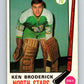 1969-70 O-Pee-Chee #197 Ken Broderick  RC Rookie  North Stars  V1854