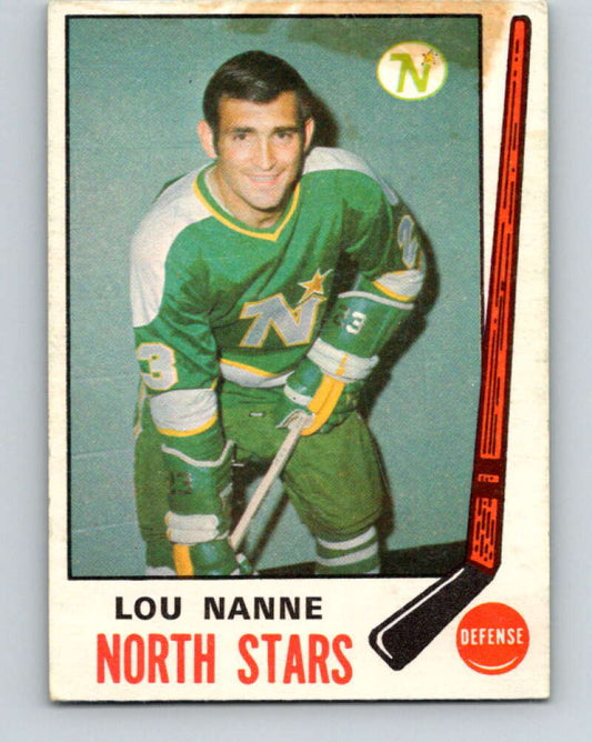 1969-70 O-Pee-Chee #198 Lou Nanne  RC Rookie Minnesota North Stars  V1857