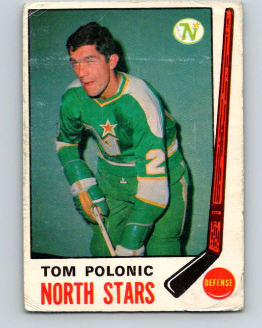 1969-70 O-Pee-Chee #199 Tom Polanic  RC Rookie Minnesota North Stars  V1866