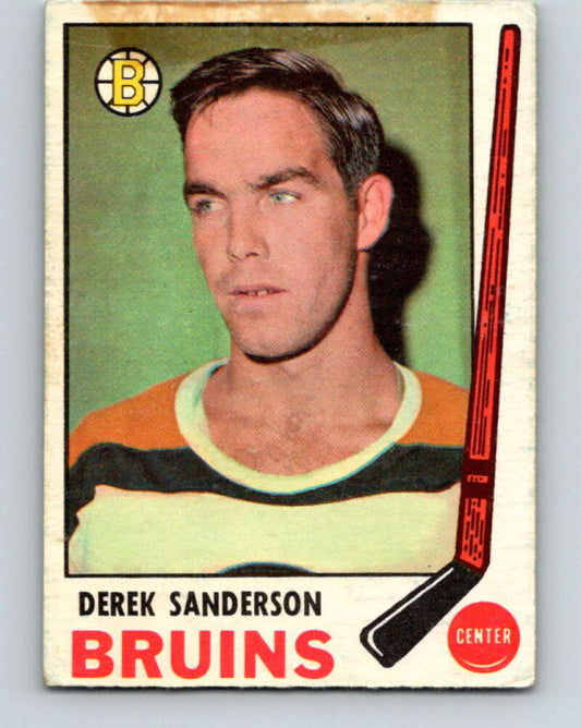 1969-70 O-Pee-Chee #201 Derek Sanderson  Boston Bruins  V1876