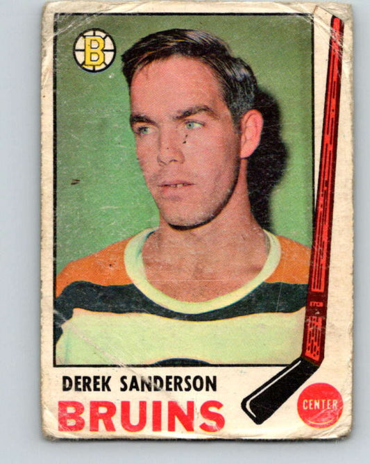 1969-70 O-Pee-Chee #201 Derek Sanderson  Boston Bruins  V1877