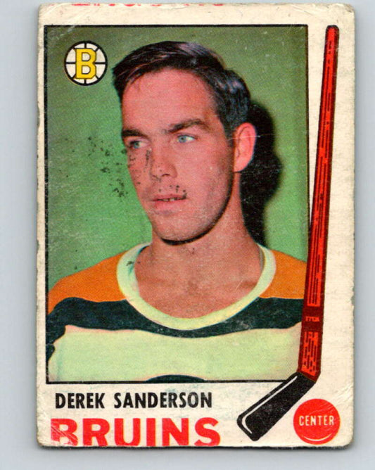 1969-70 O-Pee-Chee #201 Derek Sanderson  Boston Bruins  V1878