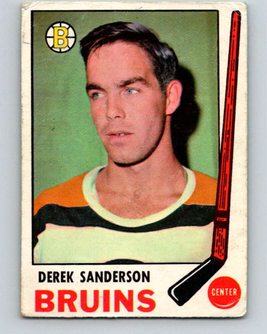 1969-70 O-Pee-Chee #201 Derek Sanderson  Boston Bruins  V1879