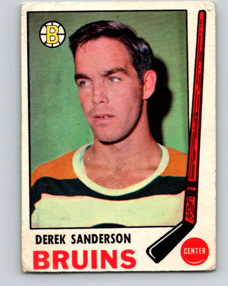 1969-70 O-Pee-Chee #201 Derek Sanderson  Boston Bruins  V1880
