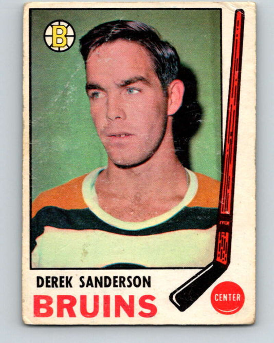 1969-70 O-Pee-Chee #201 Derek Sanderson  Boston Bruins  V1881