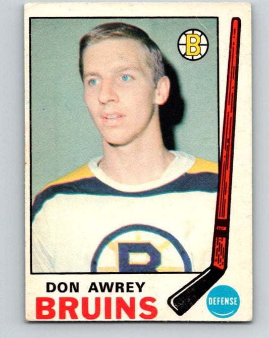 1969-70 O-Pee-Chee #203 Don Awrey  Boston Bruins  V1892