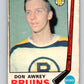 1969-70 O-Pee-Chee #203 Don Awrey  Boston Bruins  V1893
