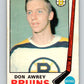 1969-70 O-Pee-Chee #203 Don Awrey  Boston Bruins  V1894