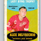 1969-70 O-Pee-Chee #206 Alex Delvecchio Byng Trophy  Red Wings  V1908