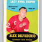 1969-70 O-Pee-Chee #206 Alex Delvecchio Byng Trophy  Red Wings  V1909