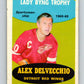 1969-70 O-Pee-Chee #206 Alex Delvecchio Byng Trophy  Red Wings  V1913