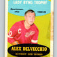 1969-70 O-Pee-Chee #206 Alex Delvecchio Byng Trophy  Red Wings  V1914