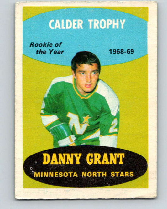 1969-70 O-Pee-Chee #208 Danny Grant Calder Trophy  North Stars  V1916