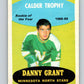 1969-70 O-Pee-Chee #208 Danny Grant Calder Trophy   North Stars  V1917