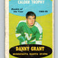 1969-70 O-Pee-Chee #208 Danny Grant Calder Trophy   North Stars  V1918