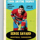 1969-70 O-Pee-Chee #210 Serge Savard Trophy  RC Rookie Canadiens  V1923