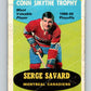 1969-70 O-Pee-Chee #210 Serge Savard Trophy  RC Rookie Canadiens  V1925